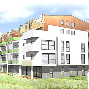 26 Logements collectifs à CROIX - Projet du cabinet d'architectes Chelouti Tourcoing