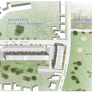 62 Logements collectifs à VALENCIENNES - Projet du cabinet d'architectes Chelouti Tourcoing