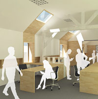 Hôtel d’Entreprises Numérique à ARCQUES - Projet du cabinet d'architectes Chelouti Tourcoing
