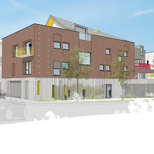 66 logements ROUBAIX - Projet du cabinet d'architectes Chelouti Tourcoing