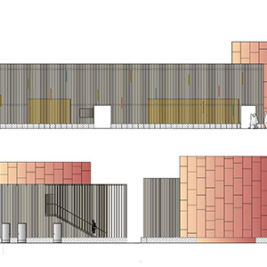 Salle polyvalente TOURMIGNIE - Projet du cabinet d'architectes Chelouti Tourcoing